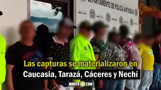 Con la captura de 27 miembros del 'Clan del Golfo' en el Bajo Cauca se esclarecen 32 homicidios: Fiscalía - VIDEO