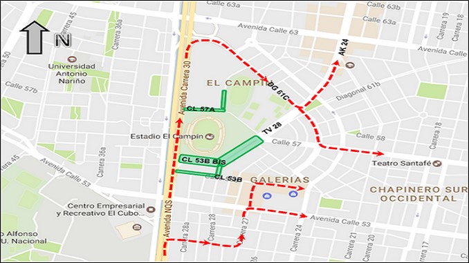 ¡Pilas! Estos son los cierres y desvíos por el concierto de Bruno Mars