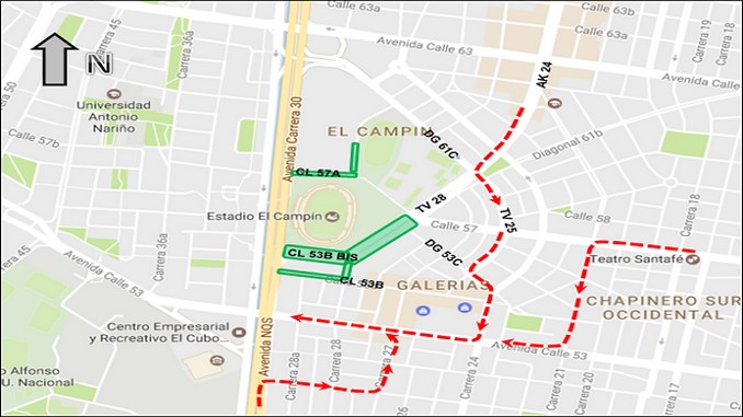 ¡Pilas! Estos son los cierres y desvíos por el concierto de Bruno Mars