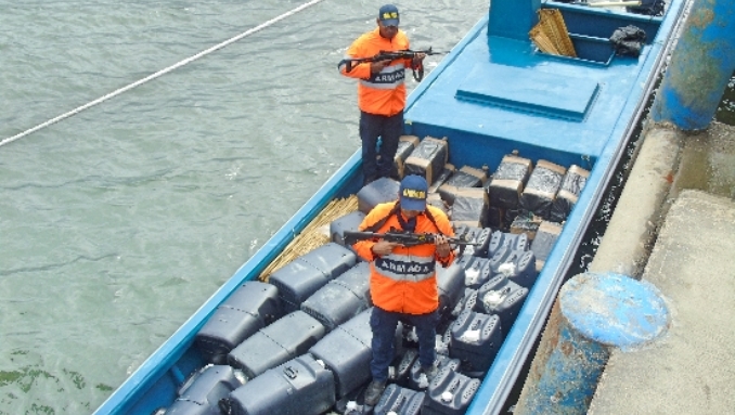 En Nariño las autoridades incautaron más de media tonelada de clorhidrato de cocaína