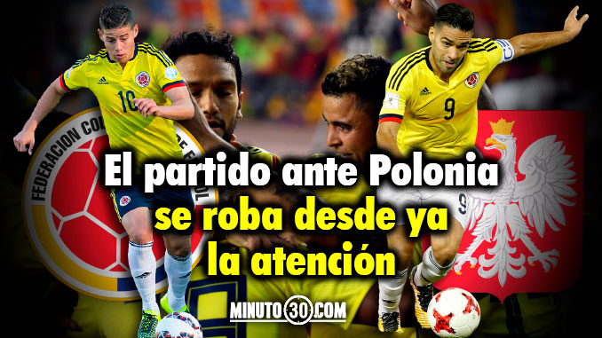 Falcao y James se cruzan con Lewandoski, Senegal y Japón