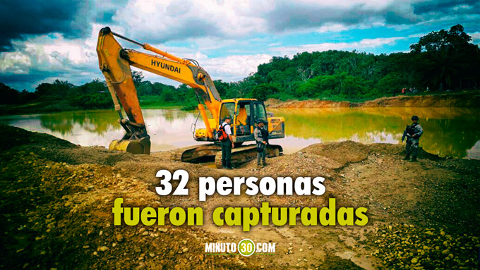 Así fue el operativo contra la minería ilegal en El Bagre