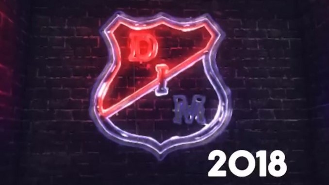 VIDEO: ¡Ya se puso la roja! Así presentó Medellín a su primer refuerzo 1 escudo dim medellin