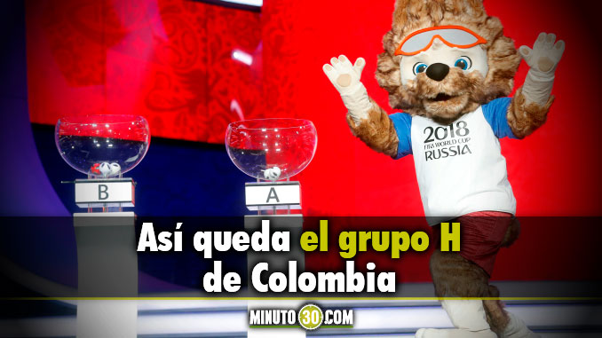 El Grupo H de Colombia quedó conformado de la siguiente manera