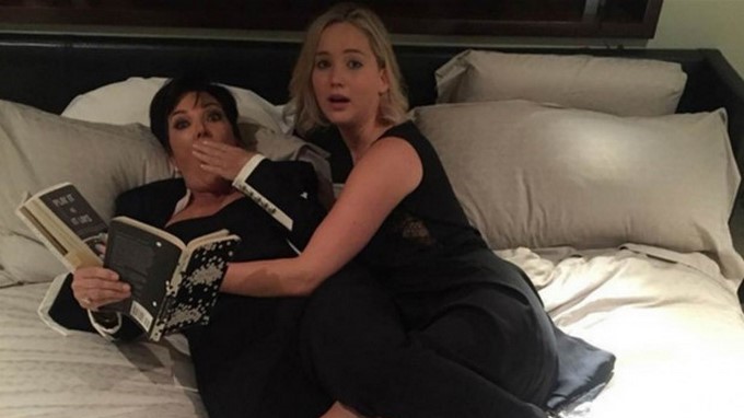 Kriss Jenner y Jennifer Lawrence/ Instagram