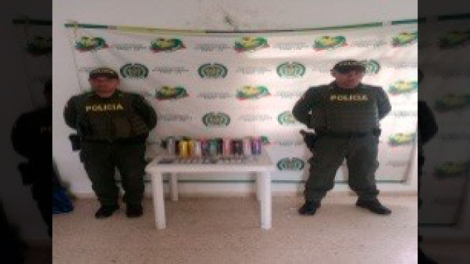 Policía incautó 40 lociones en Turbo que, al parecer, eran de contrabando