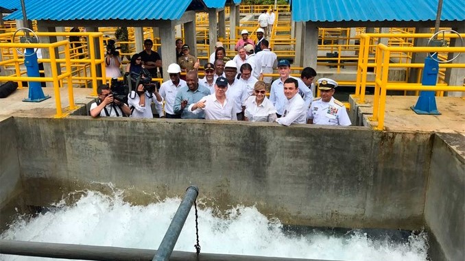 FOTOS: Inauguradas las obras de optimización de plantas de tratamiento de agua y del malecón en Buenaventura