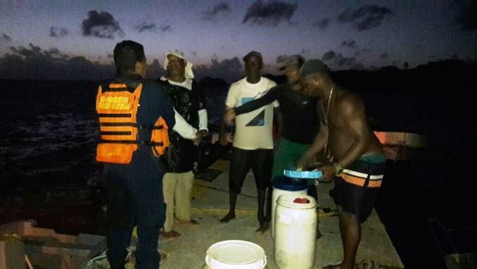 En San Andrés cuatro pescadores fueron rescatados por la Armada