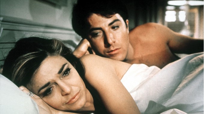 Anne Bancroft y el actor Dustin Hoffman durante una escena de la película "El graduado" ganadora del Óscar/ EFE