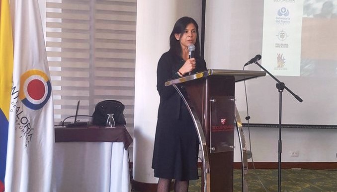 La vicecontralora general de la República, Gloria Amparo Alonso Másmela