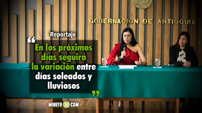 Juliana Lucía Palacio -Directora Dapard y Mery Fernández Meteoróloga IDEAM . Foto/Minuto30