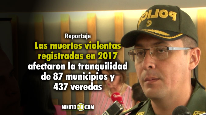 Coronel Javier Castro - Comandante Operativo Policía Antioquia . Foto/Minuto30