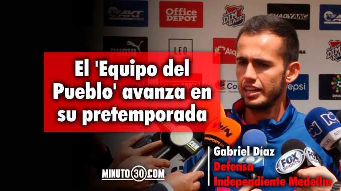Gabriel Díaz, presto a contribuirle al Medellín en dos posiciones 3 678 Gabriel Diaz presto a contribuirle al Medellin en dos posiciones