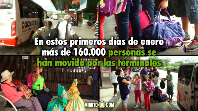 Terminal de Norte, en la tarde de este viernes 5 de enero. Foto/Minuto30