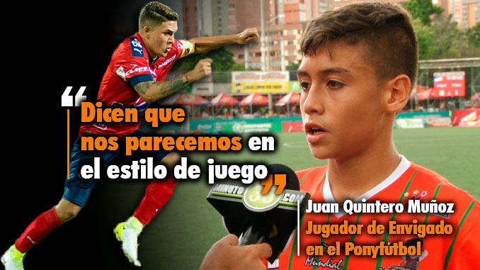 Video: Juan, primo de Juan Fernando Quintero, quiere brillar en el Pony como lo hizo su primo 3 678 Juan primo de Juan Fernando Quintero quiere brillar en el Pony como lo hizo su primo