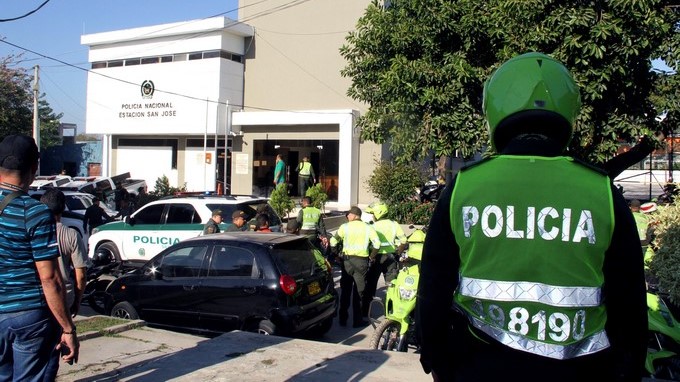 atentado en estación de Policía de Barranquilla