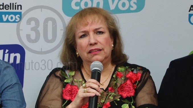 La contralora de Medellín, Patricia Bonilla