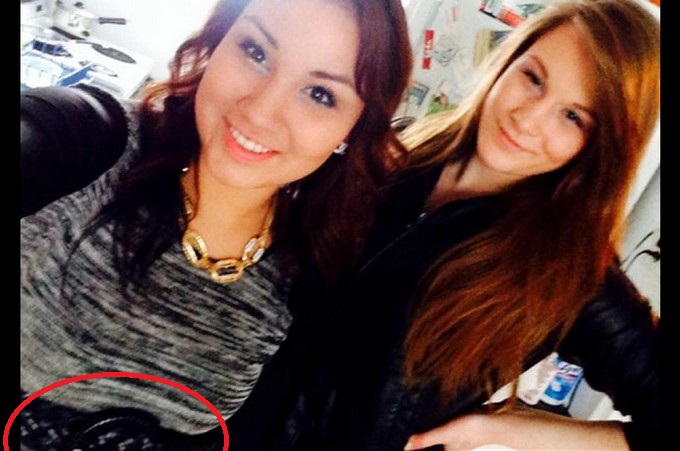 La fallecida Brittney Gargo y Cheyenne Antoine.