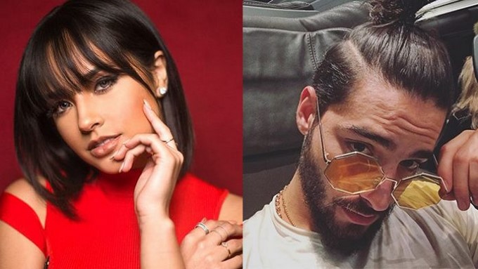 Becky G y Maluma/ Tomadas de Instagram:_ @imbeckyg y @maluma