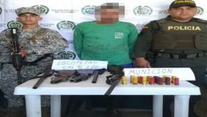 Tres capturados en Carepa por porte ilegal de armas de fuego