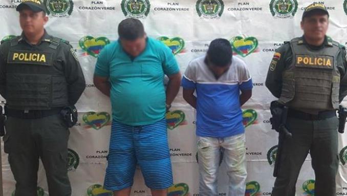 Dos capturados por el robo en una finca de El Castillo, Meta