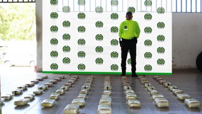 Policía incautó más de 40.000 gramos de clorhidrato de cocaína y 32.000 de marihuana en San Andrés