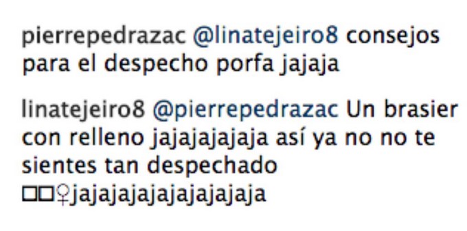 Lina Tejeiro| Instagram @linatejeiro8