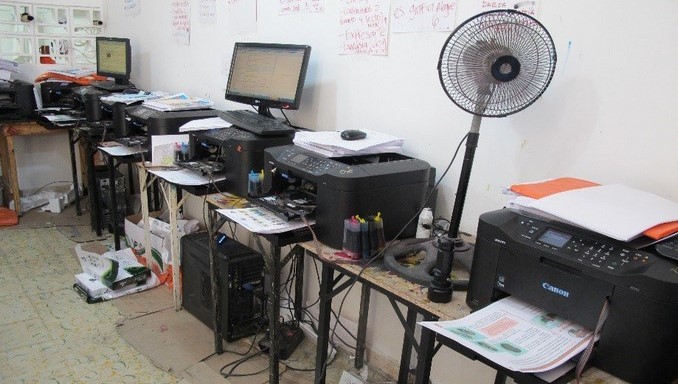 Afectada industria ilegal dedicada a la fasificación de kits escolares y libros académicos en Cartagena