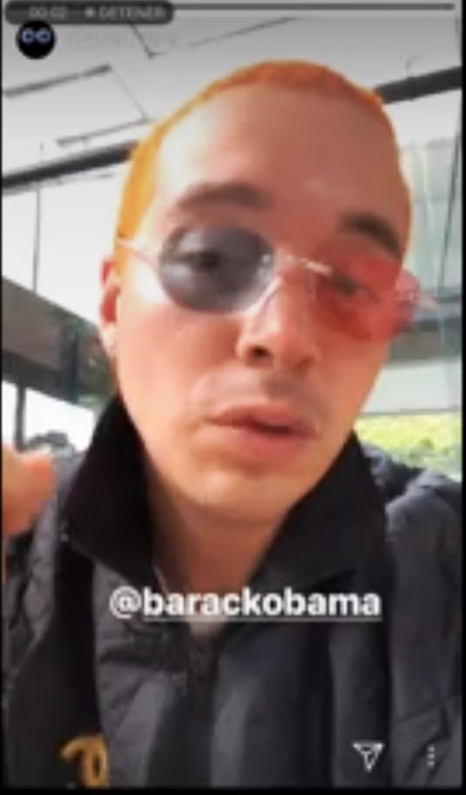 Captura tomada de Instagram: @jbalvin