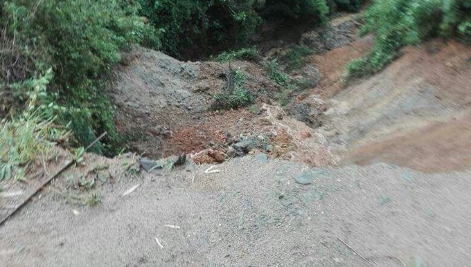 No hay vía a la altura de la Morelia entre Sonsón y Abejorral