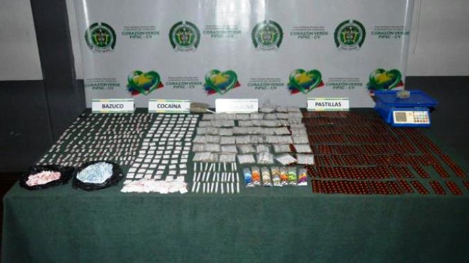 Con una gran cantidad de estupefacientes cayeron en Cali cinco presuntos miembros de 'los de la H'