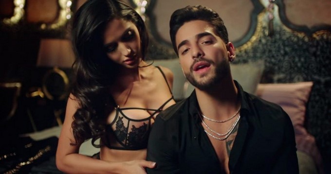Natalia Barulich y Maluma en 'Felices los 4'