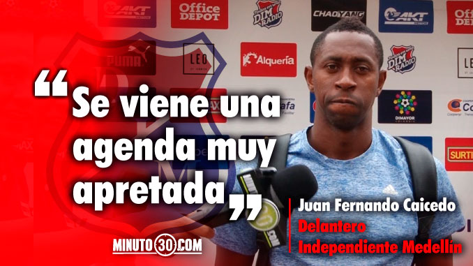 Caicedo, motivado por el buen inicio, ya tiene en mente los dos próximos retos 3 678 Caicedo motivado por el buen inicio ya tiene en mente los dos proximos retos