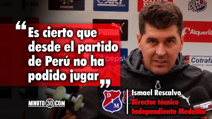Ismael Rescalvo fue indagado por el regreso de Didier Moreno a la titular 3 678 Ismael Rescalvo fue indagado por el regreso de Didier Moreno a la titular