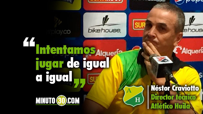 Vídeo. Reacciones Néstor Craviotto tras la derrota de Huila ante Medellín 3 678 Reacciones Nestor Craviotto tras la derrota de Huila con Medellin