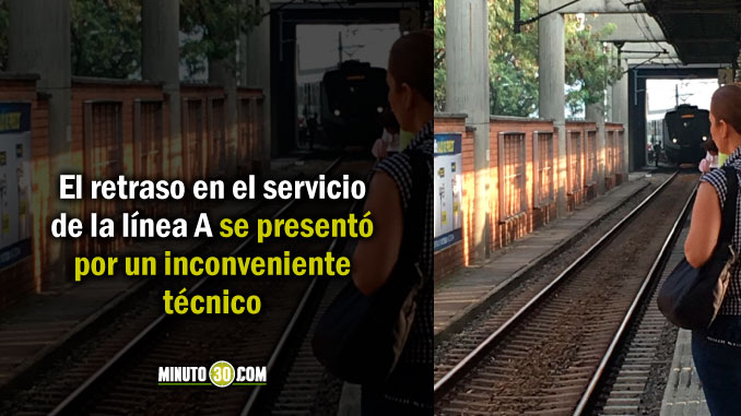 El caos que se formó en el Metro en la mañana de este martes