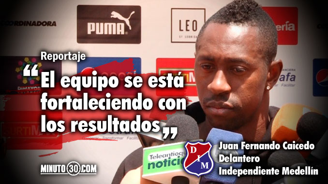Caicedo, motivado y conectado con la red 3 Caicedo motivado y conectado con la red
