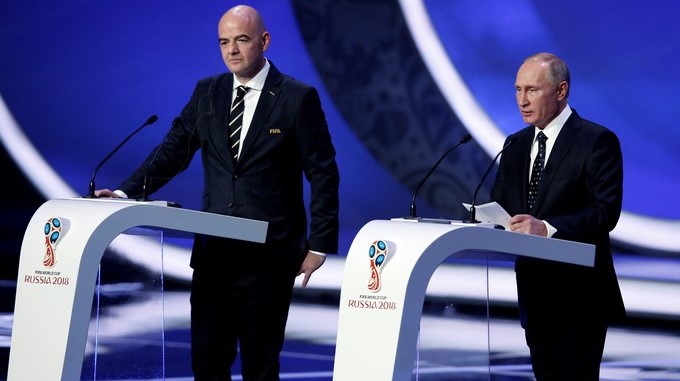 Putin e Infantino analizarán los preparativos del Mundial el día 12 en Sochi