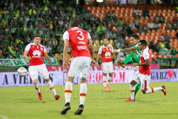 Nacional derrotó a Santa Fe en partido de pocas emociones 7 Partido Nacional Santa Fe 5