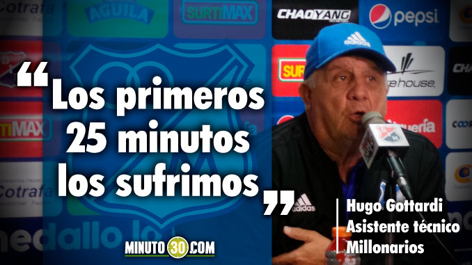 Reacciones asistente técnico Millonarios, tras derrota ante Medellín 3 Reacciones asistente tecnico Millonarios tras la derrota ante Millonarios