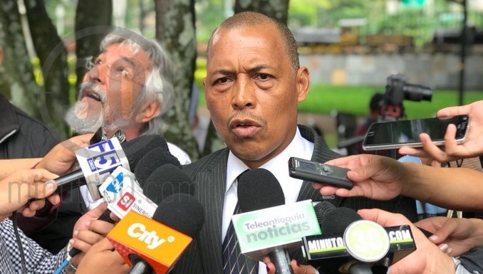 El alcalde de Murindó, Jorge Eliécer Matunara