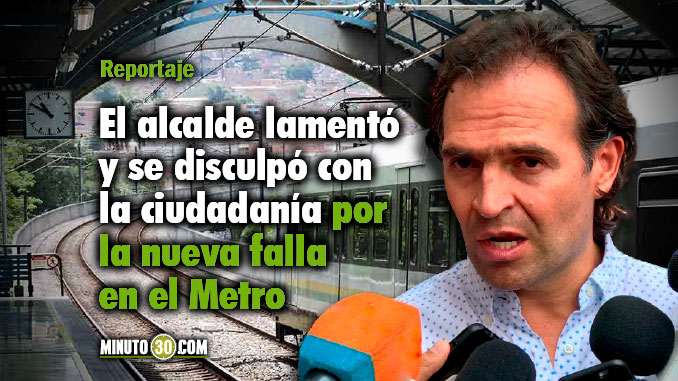 "Sigamos teniendo confianza en nuestro Metro": Alcalde de Medellín