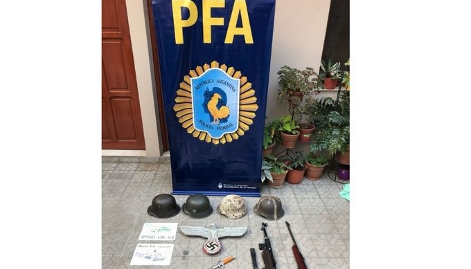 Incautan en Argentina una colección de objetos nazis procedente de EE.UU.