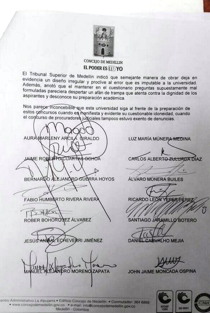 Las razones de los concejales para pedir que se suspenda el concurso de méritos