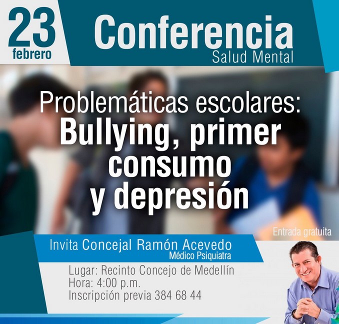 Bullying, primer consumo y depresión en menores, los temas que tratará el concejal Ramón Acevedo