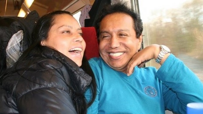 Consuelo Díaz y el fallecido cantante de vallenato, Diomedes Díaz/ Tomada de BlogVallenato.com