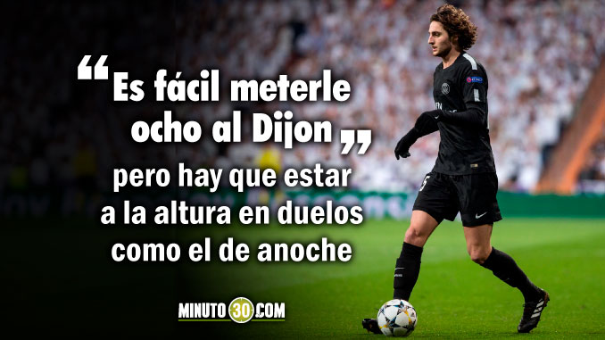 Con burla le responde el Dijon a Rabiot por la derrota ante Madrid