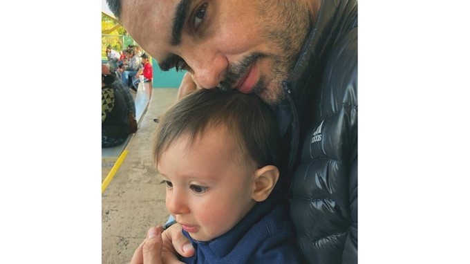 Lincoln Palomeque y su hijo Matías/ Tomada de Instagram: @lincpal