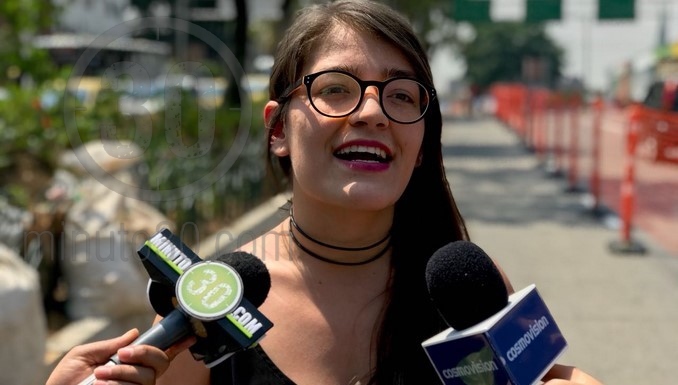 Maira Duque, integrante del movimiento Ciudadanos por el Aire