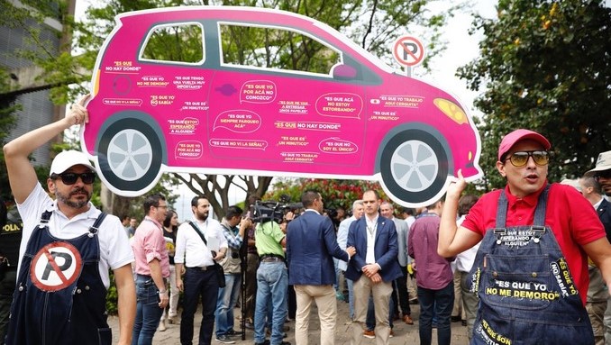 campaña contra el mal parqueo